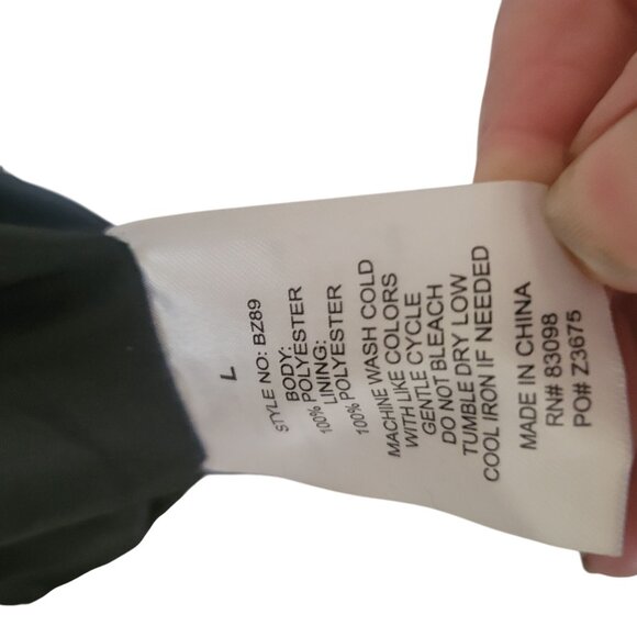 Ci Sono Womens Tweed Plaid Open Front Jacket‎ Black/White L - Picture 5 of 10